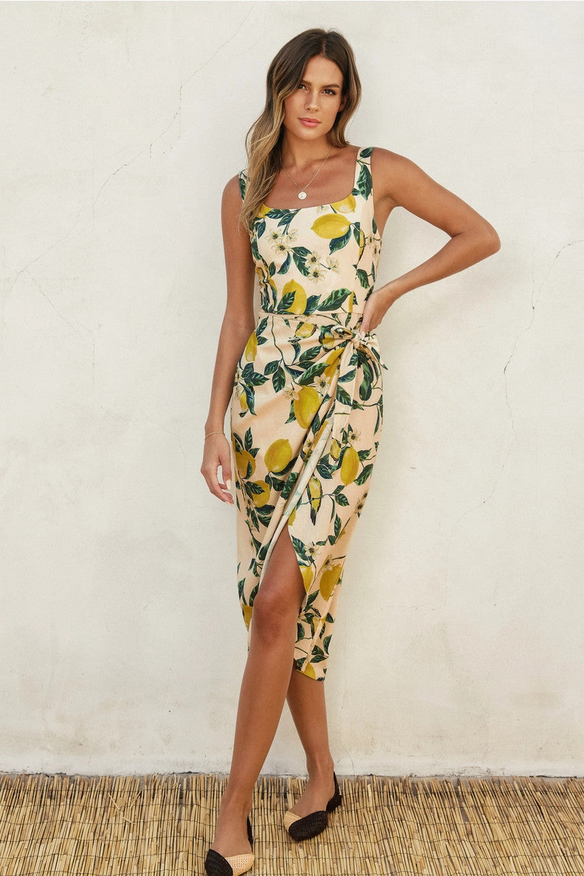 lemon midi dress The Limoncello Midi – Boho Lifestyle