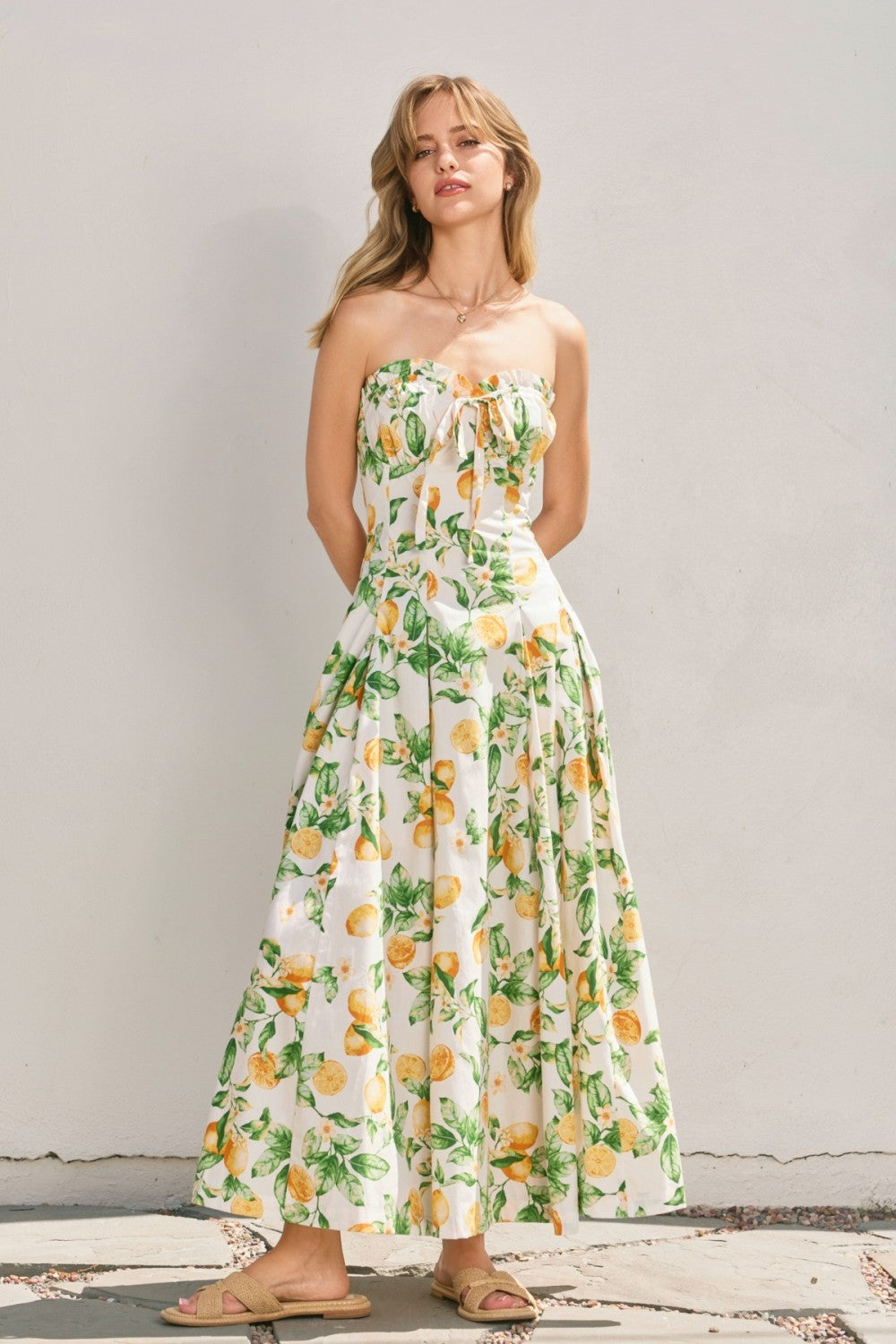 The Lemon Twist Maxi Dress – Boho Lifestyle