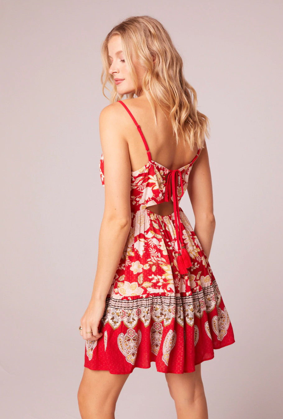 luau mini dress For Love & Lemons Luau Mini Dress Black & Nude