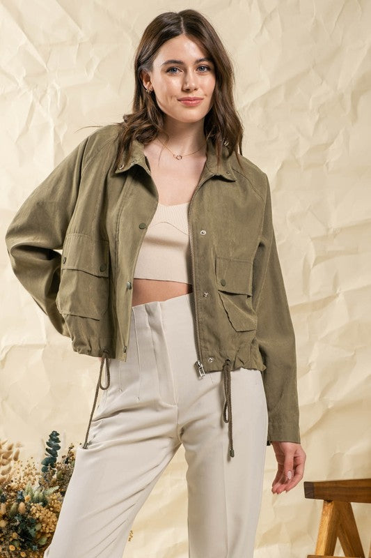 UTILITY JACKET 01, Cargo Khaki